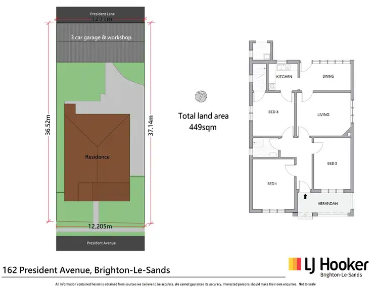 Floorplan of Homely house listing, 162 President Ave, Brighton-Le-Sands NSW 2216