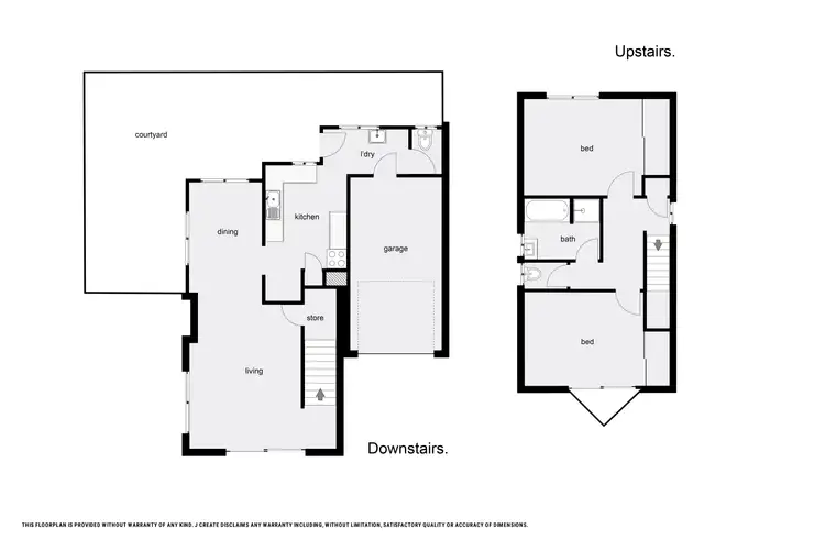 Floorplan of Homely townhouse listing, 1/14-16 Rowe Street, Earlville QLD 4870