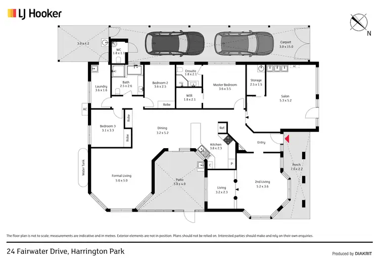 Floorplan of Homely house listing, 24 Fairwater Drive, Harrington Park NSW 2567