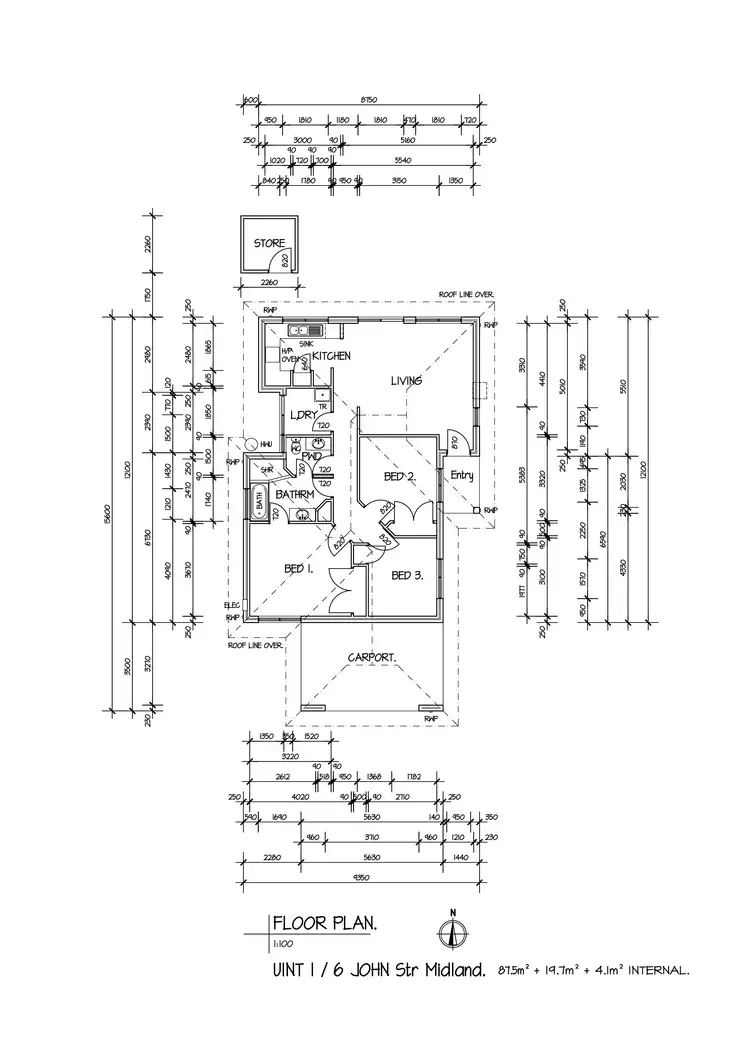 Floorplan of Homely villa listing, 1/6 John Street, Midland WA 6056