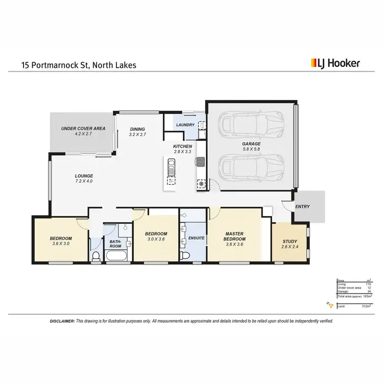 Floorplan of Homely house listing, 15 Portmarnock Street, North Lakes QLD 4509