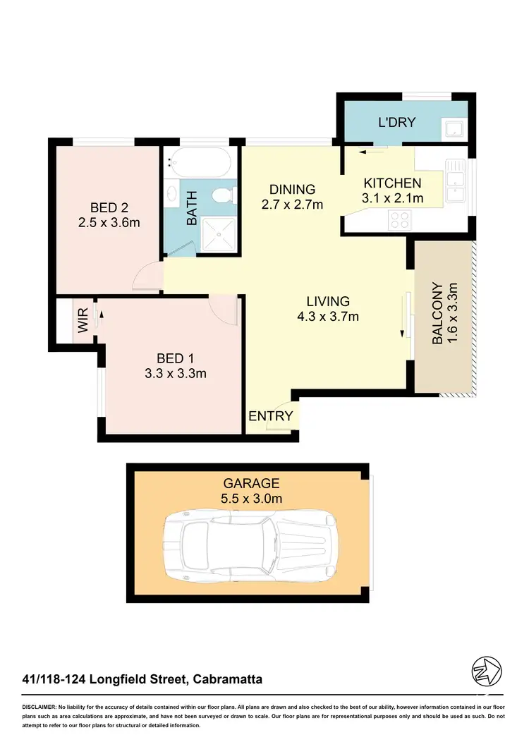 Floorplan of Homely unit listing, 41/118 Longfield St, Cabramatta NSW 2166