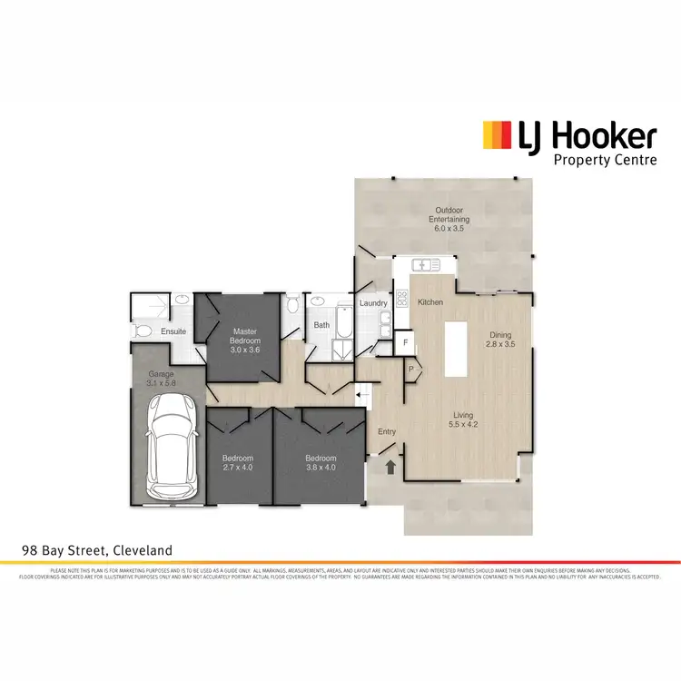 Floorplan of Homely house listing, 98 Bay Street, Cleveland QLD 4163