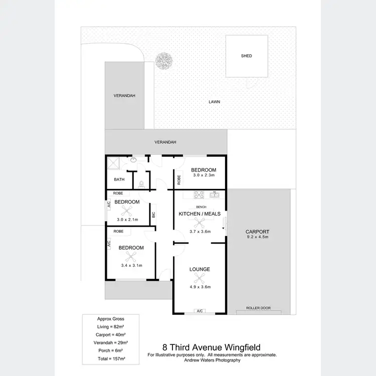 Floorplan of Homely house listing, 8 Third Street, Wingfield SA 5013