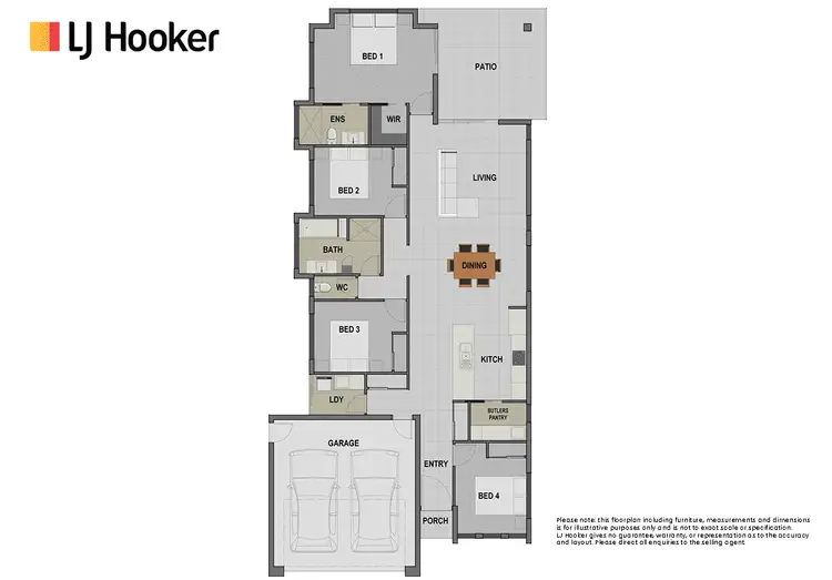 Floorplan of Homely house listing, 4 Barratta Circle, Trinity Park QLD 4879