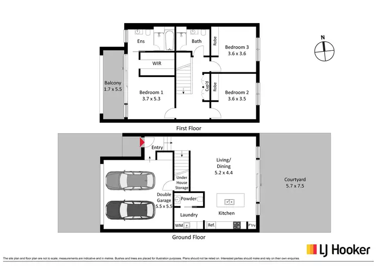 Floorplan of Homely house listing, 57 Ehrlich Circuit, Watson ACT 2602
