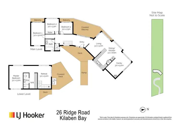 Floorplan of Homely house listing, 26 Ridge Road, Kilaben Bay NSW 2283