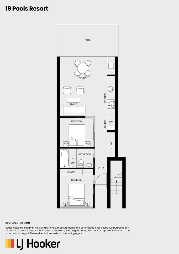 Floorplan of Homely apartment listing, 19 Pool/19 St Crispins Avenue, Port Douglas QLD 4877