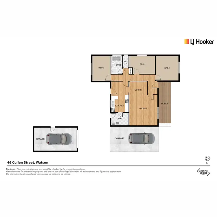 Floorplan of Homely house listing, 46 Cullen Street, Watson ACT 2602