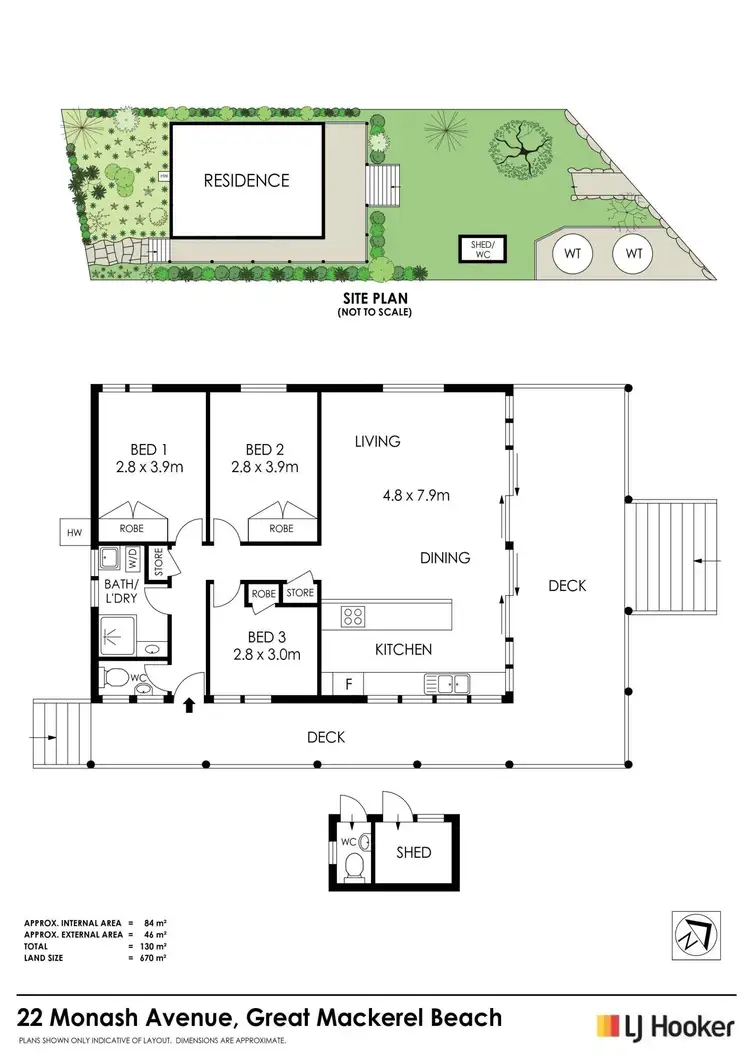 Floorplan of Homely house listing, 22 Monash Avenue, Great Mackerel Beach NSW 2108