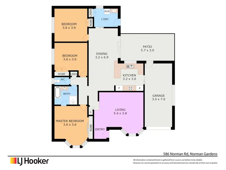 Floorplan of Homely house listing, 586 Norman Road, Norman Gardens QLD 4701