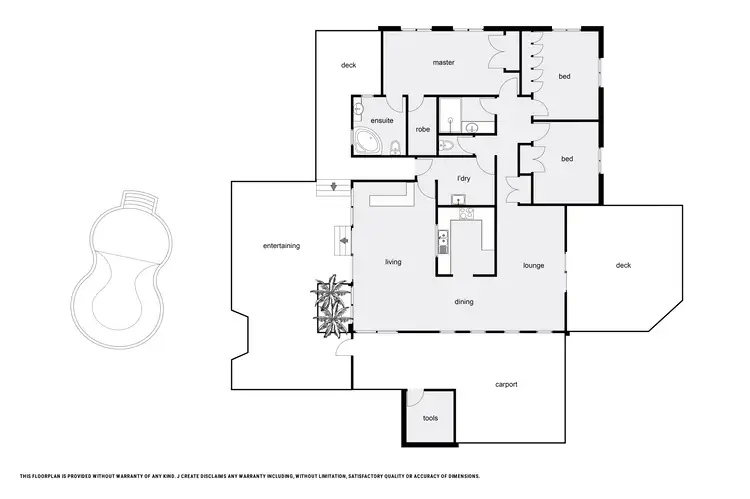 Floorplan of Homely house listing, 65 Hillview Crescent, Whitfield QLD 4870