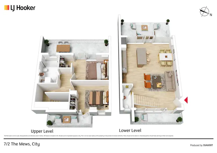 Floorplan of Homely apartment listing, 7/2 The Mews, City ACT 2601