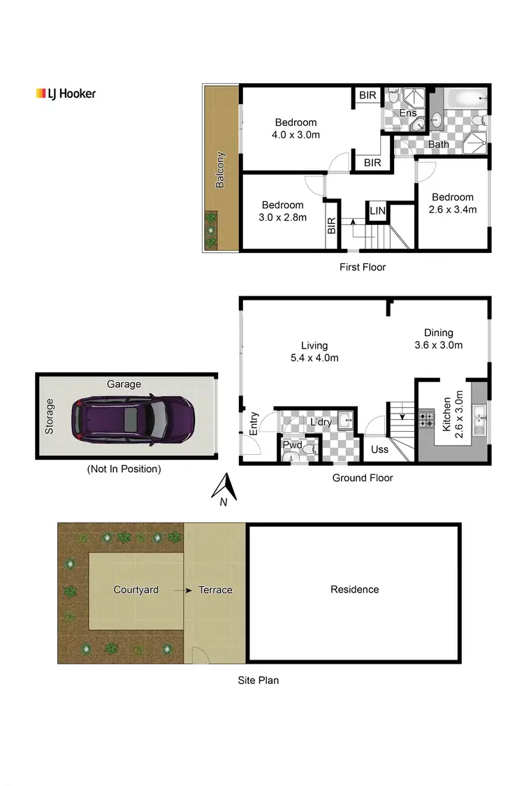 Floorplan of Homely townhouse listing, 7/1 Links Avenue, Roseville NSW 2069