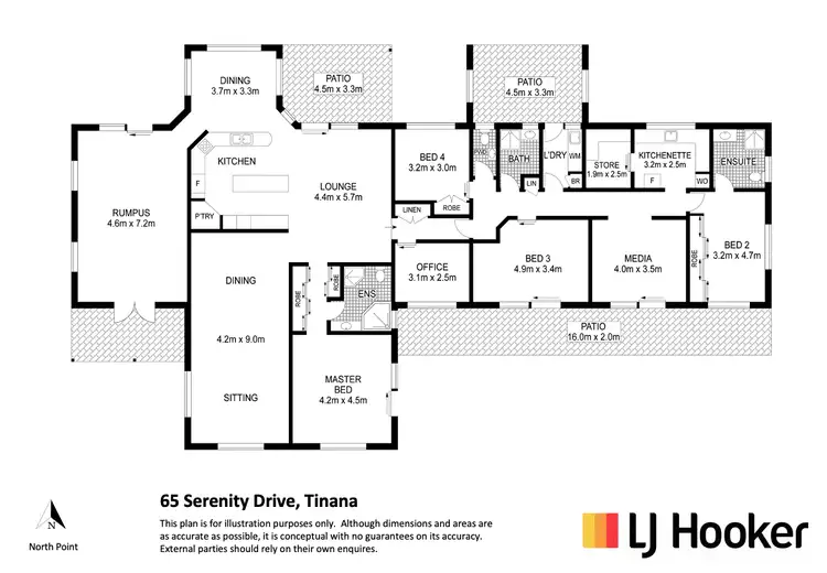 Floorplan of Homely house listing, 65 Serenity Drive, Tinana QLD 4650
