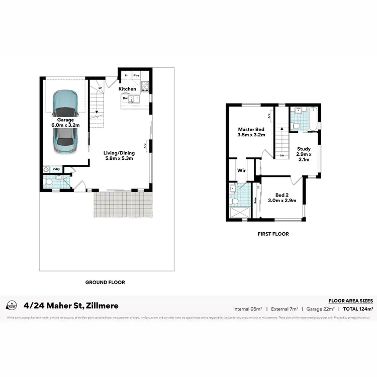 Floorplan of Homely townhouse listing, 4/24 Maher Street, Zillmere QLD 4034