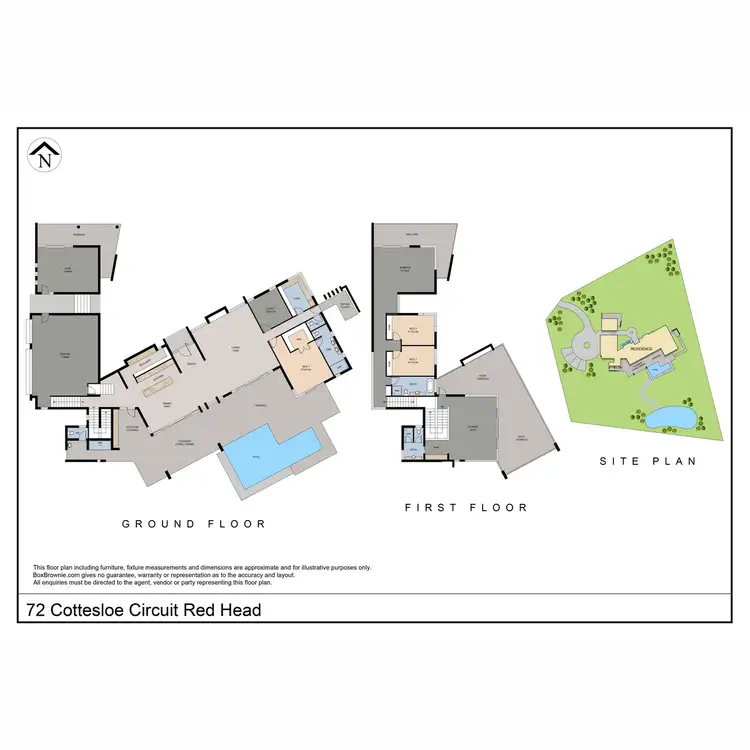 Floorplan of Homely house listing, 72 Cottesloe Circuit, Red Head NSW 2430