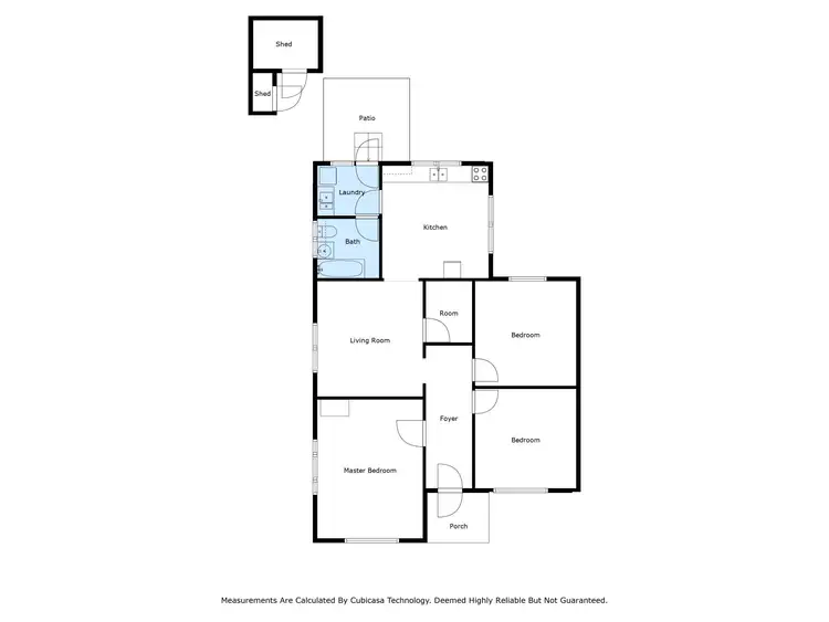 Floorplan of Homely unit listing, 1/44 Stenhouse Avenue, Brooklyn VIC 3012