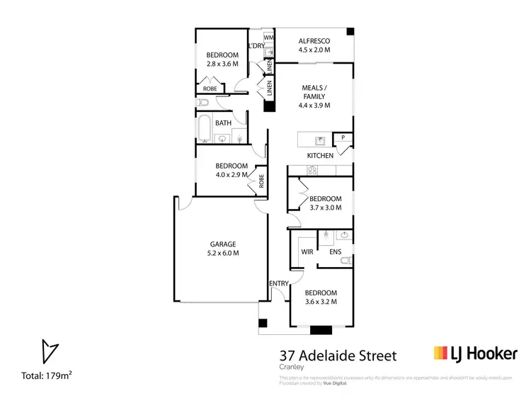 Floorplan of Homely house listing, 37 Adelaide Street, Cranley QLD 4350