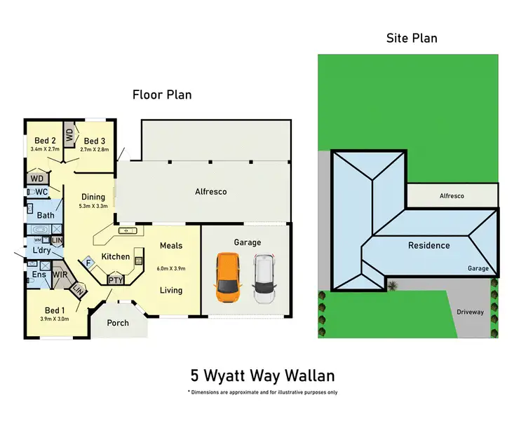 Floorplan of Homely house listing, 5 Wyatt Way, Wallan VIC 3756