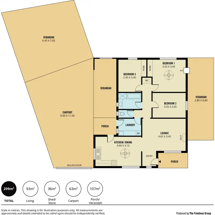 Floorplan of Homely house listing, 50 Ashton Road, Davoren Park SA 5113