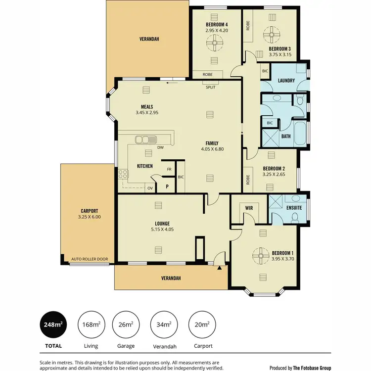 Floorplan of Homely house listing, 4 Omega Drive, Blakeview SA 5114