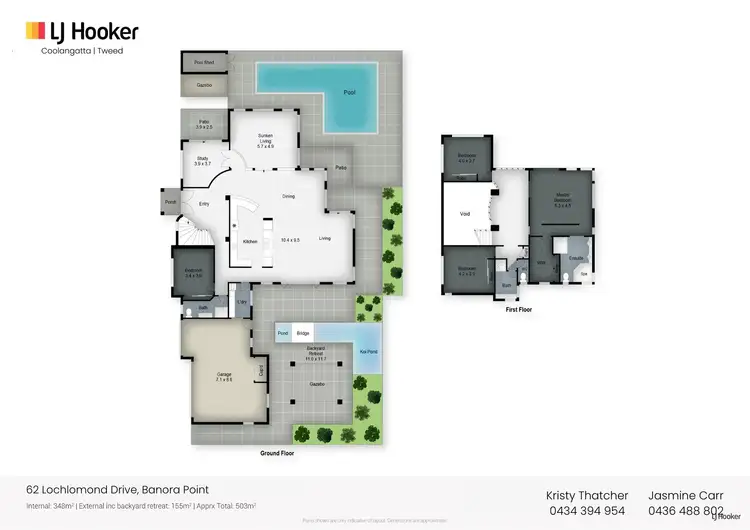 Floorplan of Homely house listing, 62 Lochlomond Drive, Banora Point NSW 2486