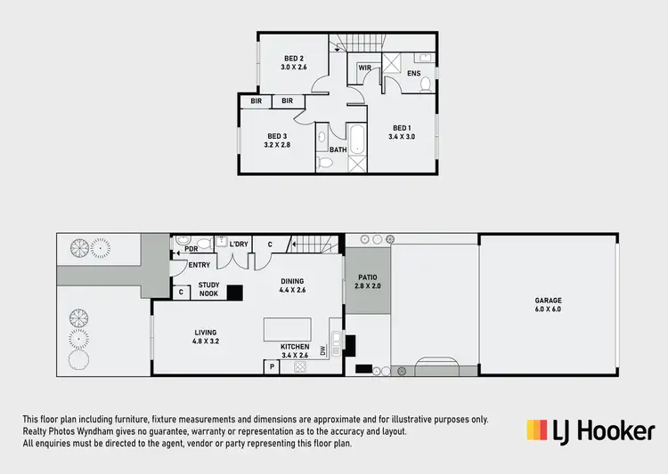 Floorplan of Homely townhouse listing, 10/64 Escapade Boulevard, Craigieburn VIC 3064