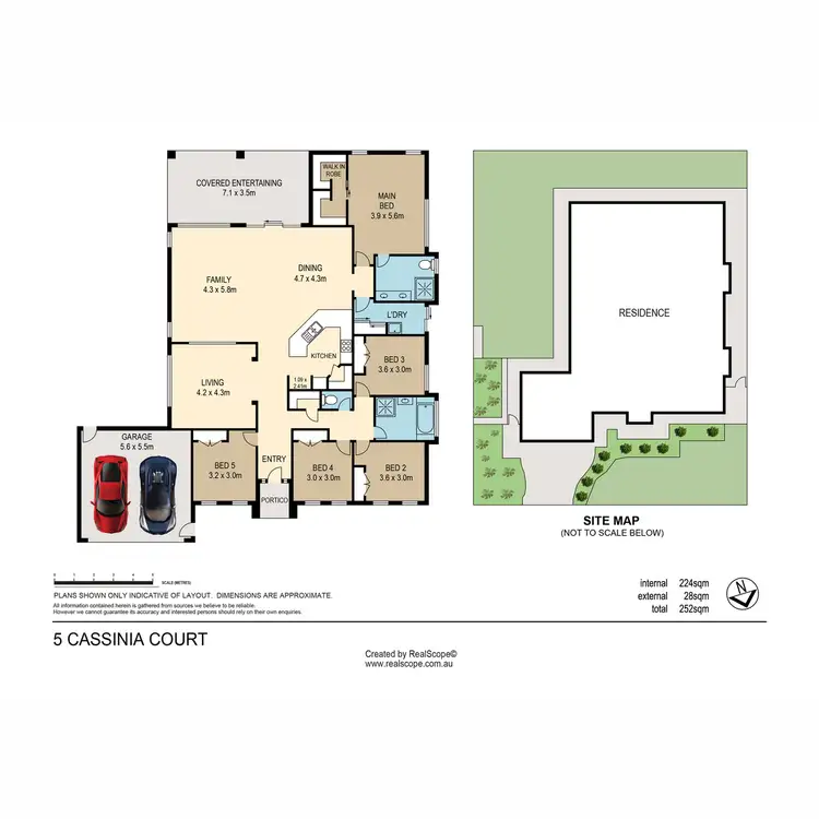 Floorplan of Homely house listing, 5 Cassinia Court, Eatons Hill QLD 4037