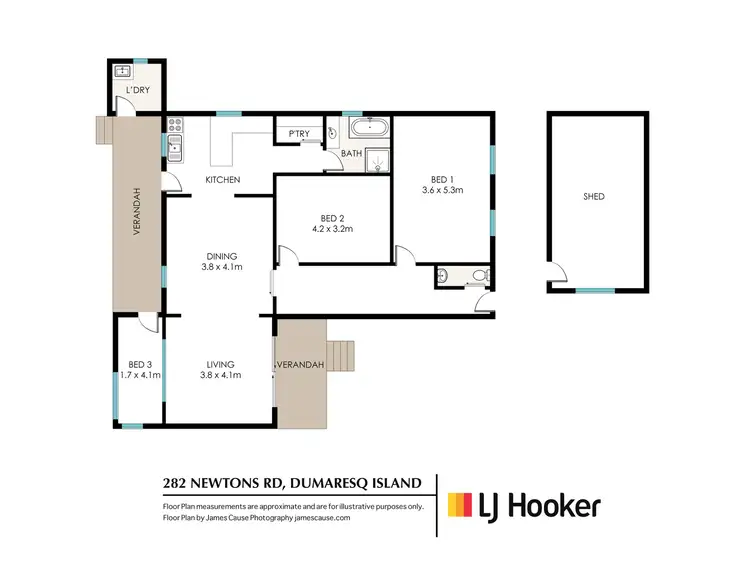 Floorplan of Homely house listing, 282 Newtons Road, Dumaresq Island NSW 2430