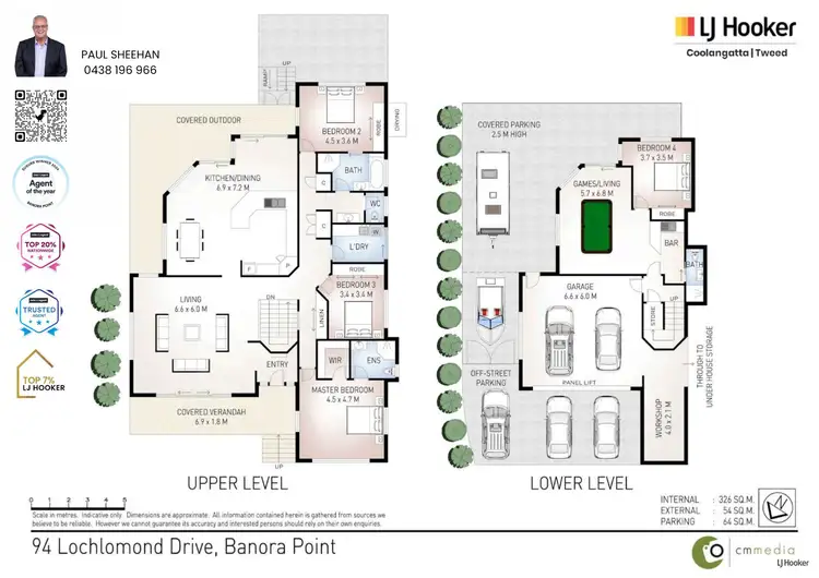 Floorplan of Homely house listing, 94 Lochlomond Drive, Banora Point NSW 2486