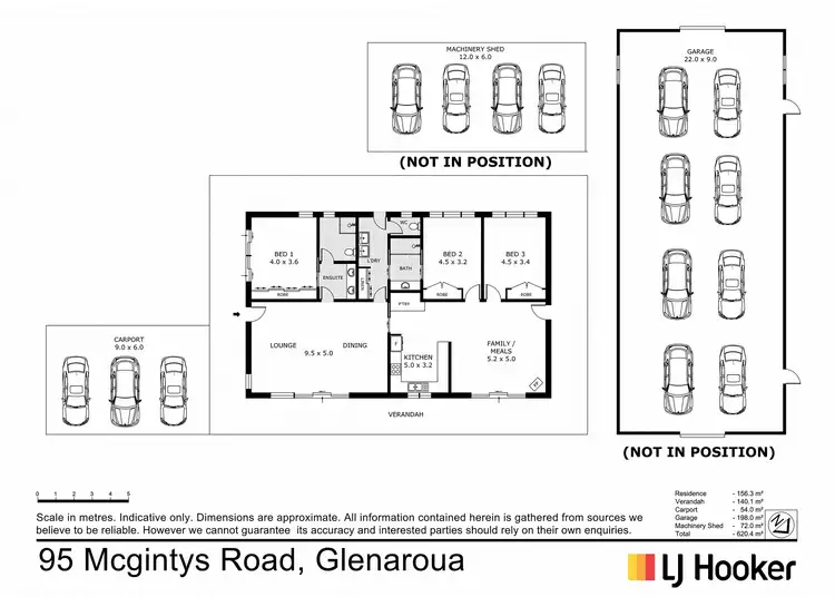 Floorplan of Homely house listing, 95 McGintys Lane, Glenaroua VIC 3764