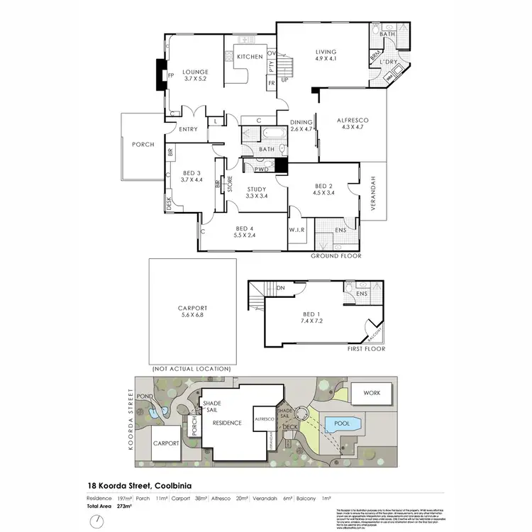 Floorplan of Homely house listing, 18 Koorda Street, Coolbinia WA 6050