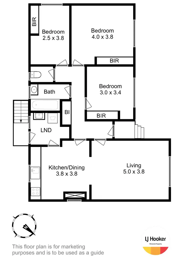 Floorplan of Homely house listing, 9 Barclay Place, Gagebrook TAS 7030