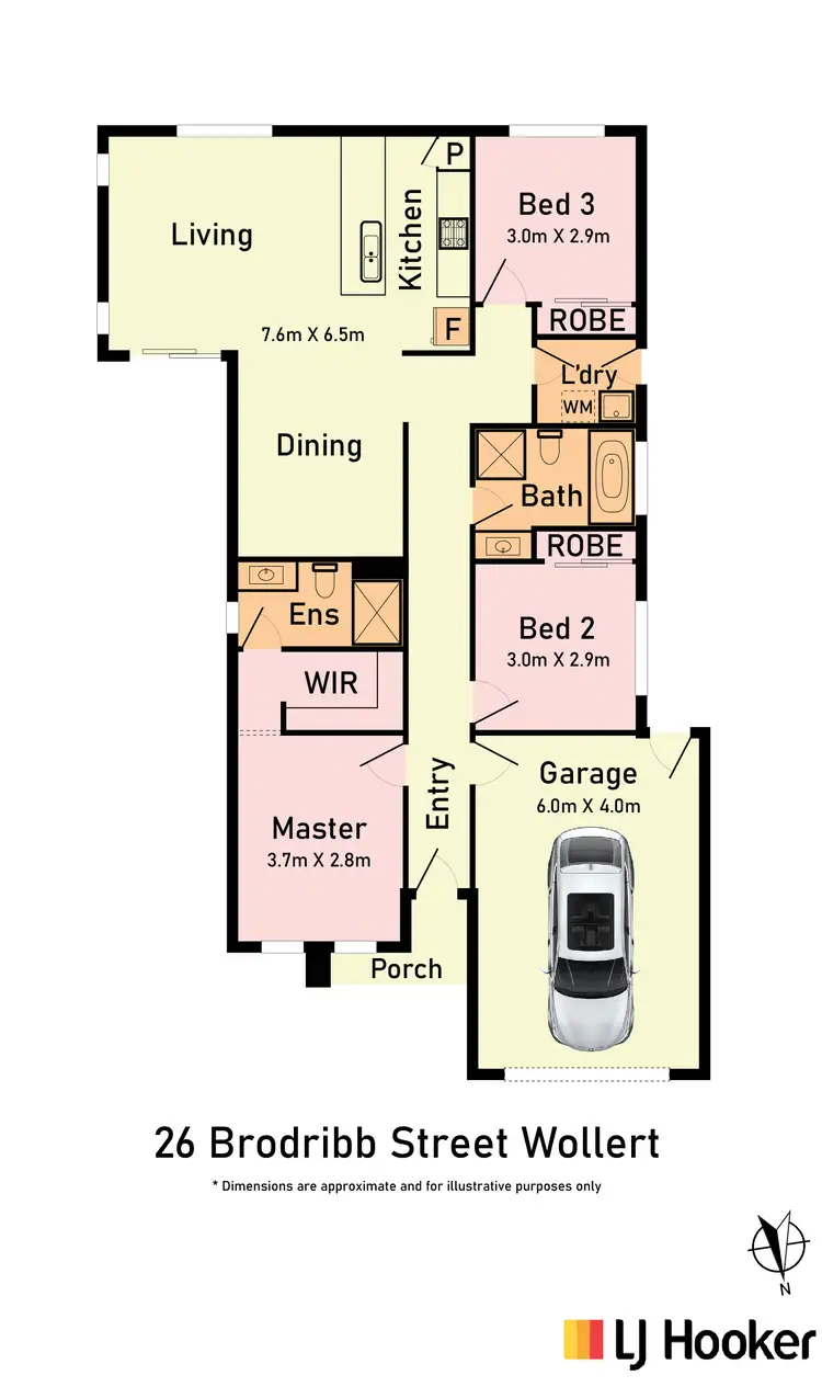 Floorplan of Homely house listing, 26 Brodribb Street, Wollert VIC 3750