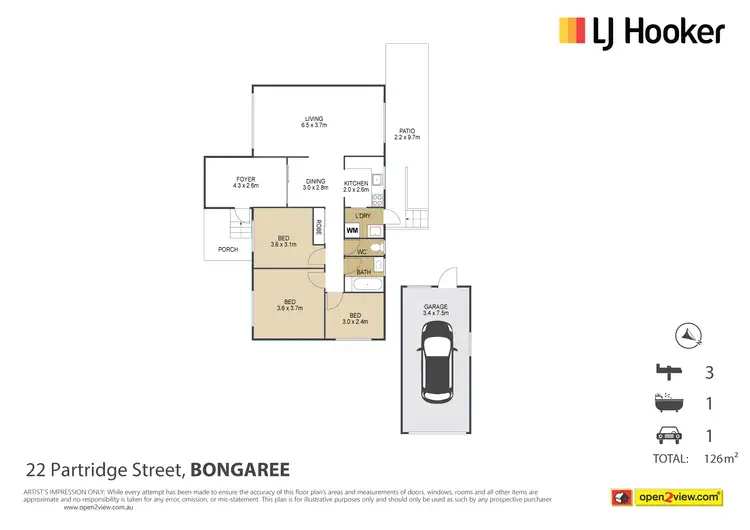 Floorplan of Homely house listing, 22 Partridge Street, Bongaree QLD 4507