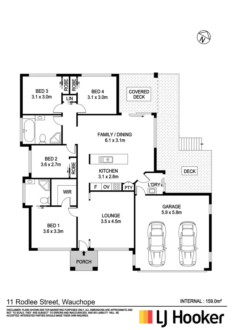 Floorplan of Homely house listing, 11 Rodlee Street, Wauchope NSW 2446