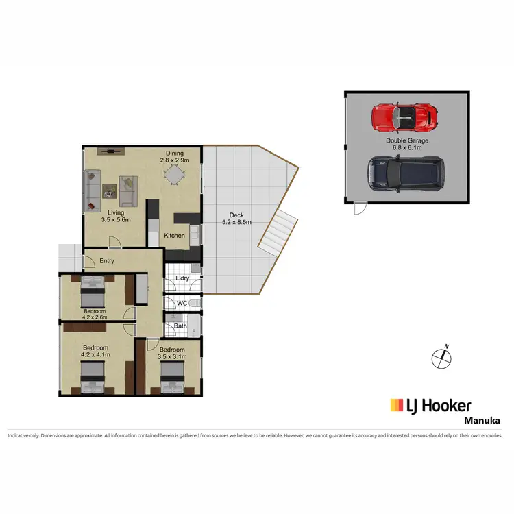 Floorplan of Homely house listing, 3 Kallara Close, Duffy ACT 2611