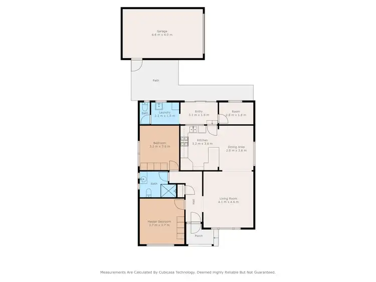 Floorplan of Homely unit listing, 4 Corrigan Avenue, Brooklyn VIC 3012