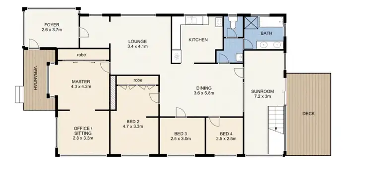 Floorplan of Homely unit listing, 20A Herbert Street, Annerley QLD 4103