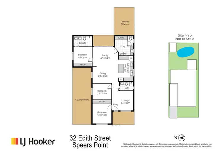 Floorplan of Homely house listing, 32 Edith Street, Speers Point NSW 2284