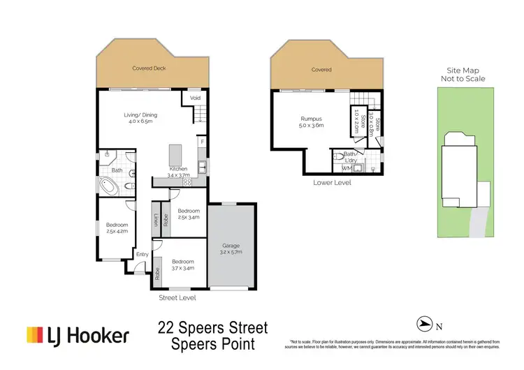 Floorplan of Homely house listing, 22 Speers Street, Speers Point NSW 2284