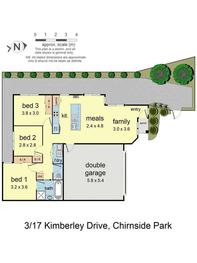 Floorplan of Homely house listing, 3/17 Kimberley Drive, Chirnside Park VIC 3116