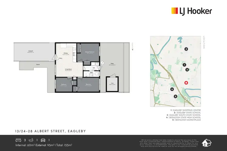 Floorplan of Homely unit listing, 13/24-28 Albert Street, Eagleby QLD 4207