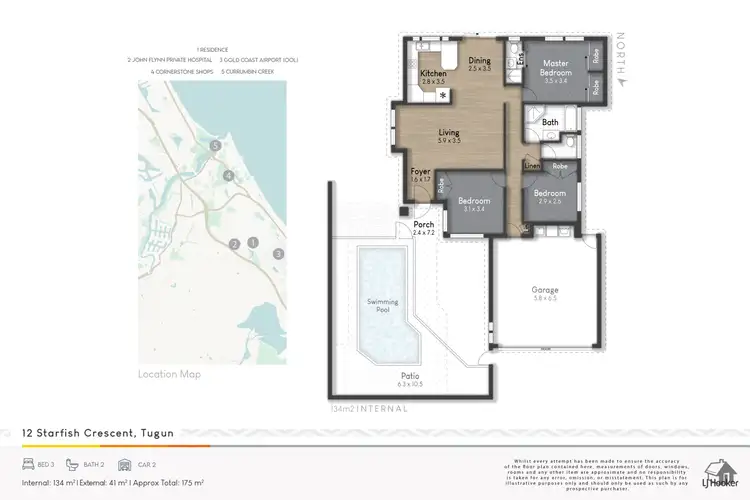 Floorplan of Homely house listing, 12 Starfish Crescent, Tugun QLD 4224