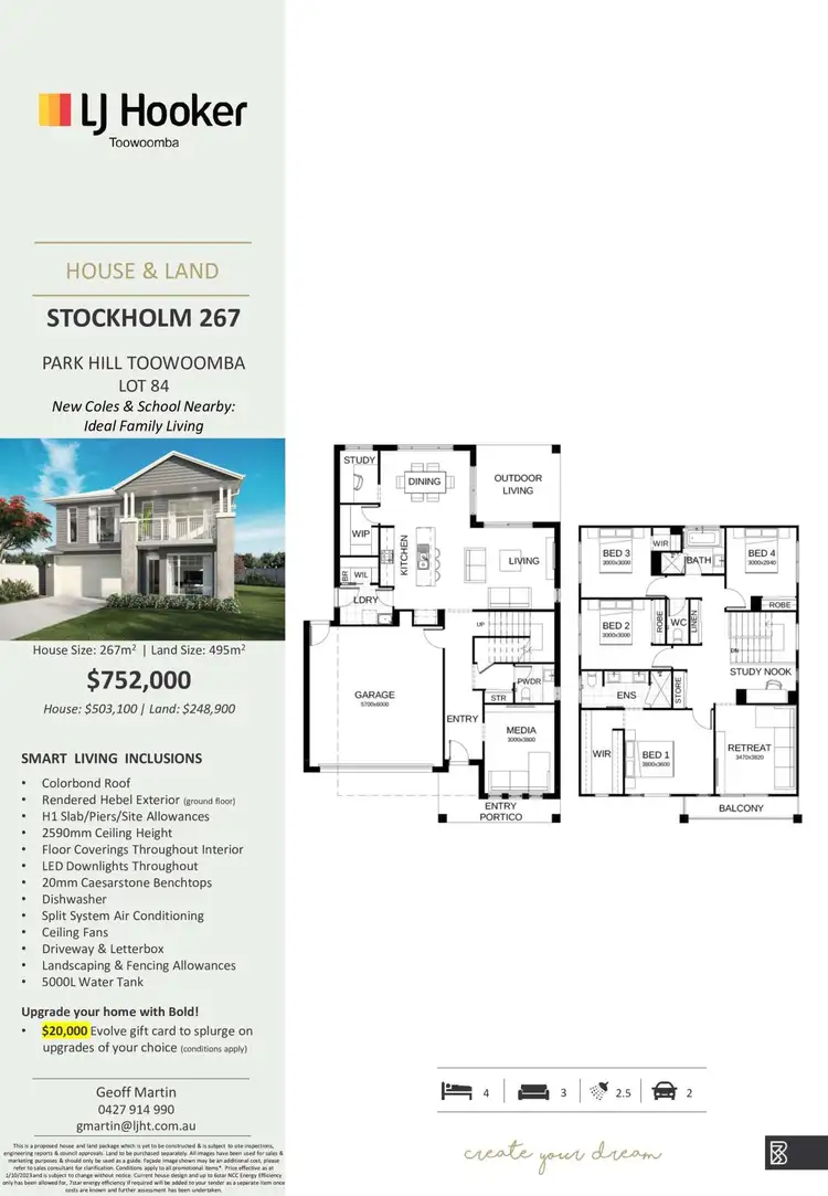 Floorplan of Homely land listing, Lot 84/ Park Hill Estate, Toowoomba QLD 4350