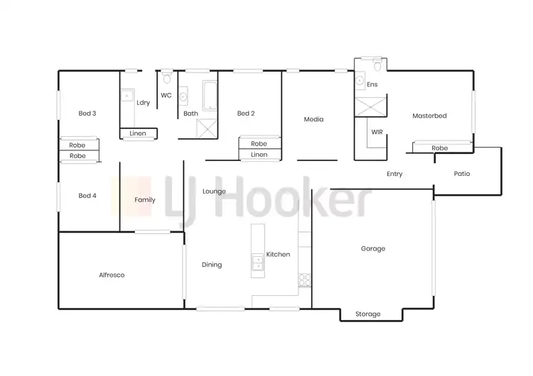 Floorplan of Homely house listing, 28 Josephine Boulevard, Harrington NSW 2427