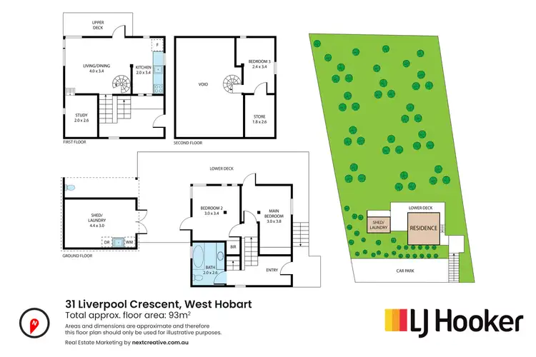 Floorplan of Homely house listing, 31 Liverpool Crescent, West Hobart TAS 7000