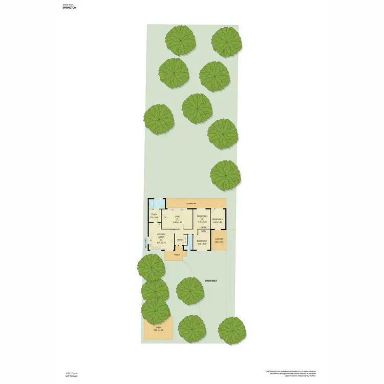 Floorplan of Homely house listing, 28 Daly Street, Springton SA 5235