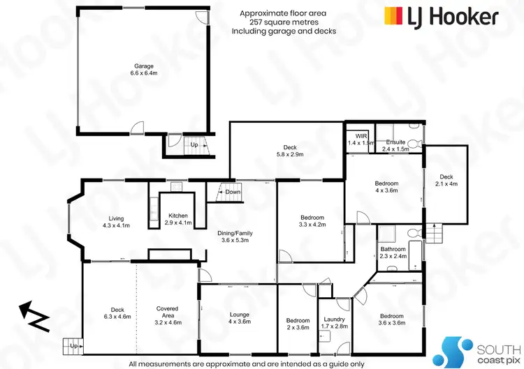 Floorplan of Homely house listing, 5 Cox Place, Sunshine Bay NSW 2536
